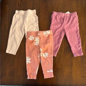 2/$15 x3 Carter’s Baby Leggings, 9 months